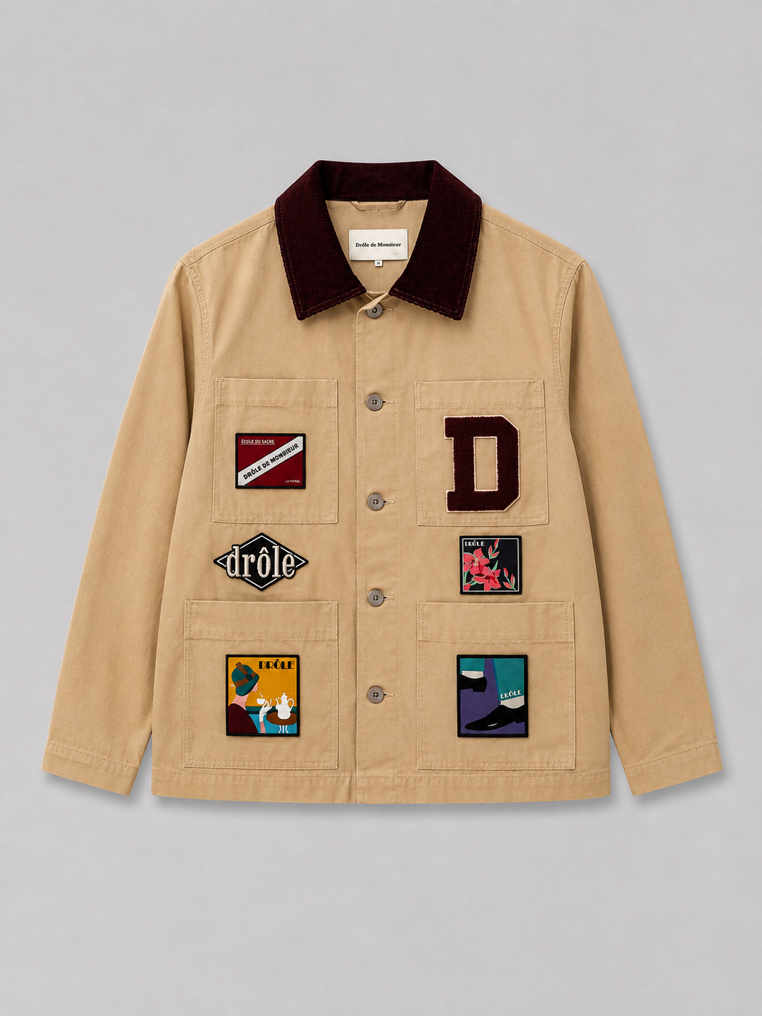 Drole De Monsieur Patchwork Jacket