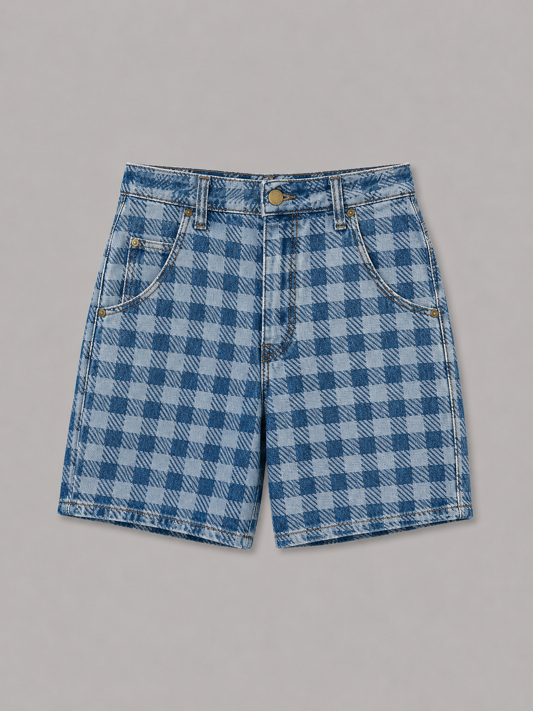 Ami Checkerboard Shorts